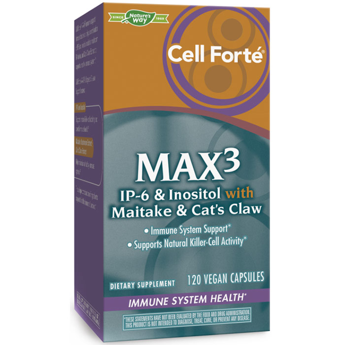 Enzymatic Therapy Cell Forte MAX3, 120 Veg Capsules, Enzymatic Therapy