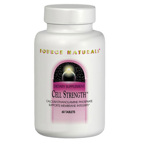 Source Naturals Cell Strength, Calcium Ethanolamine Phosphate 600mg 60 tabs from Source Naturals