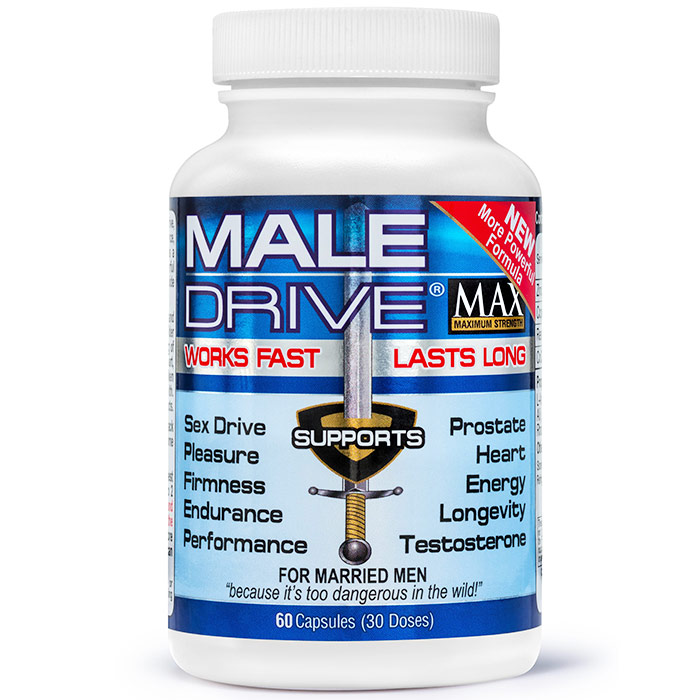 Century Systems Inc Male Drive Max, Male Enhancement, 90 Capsules, Century Systems Inc
