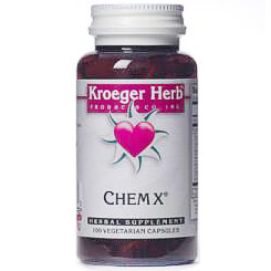 Kroeger Herb Chem X, Cleanse Toxins, 100 Vegetarian Capsules, Kroeger Herb