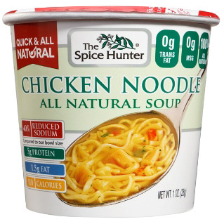 Spice Hunter Chicken Noodle, Soup Cup, 1.0 oz x 6 Cups, Spice Hunter