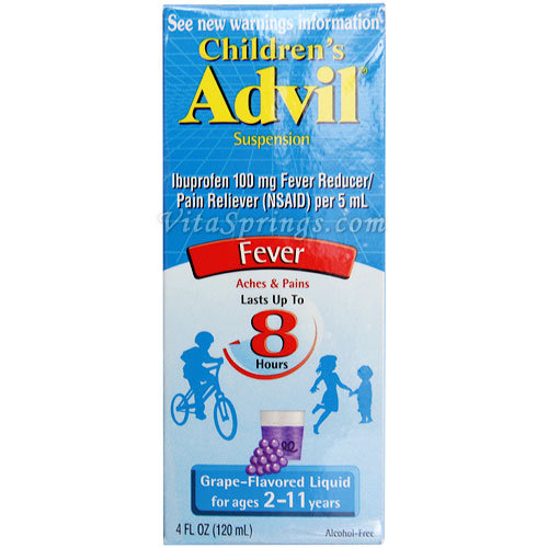 Advil Children's Advil, Ibuprofen Fever Reducer, 4 oz (120 ml)