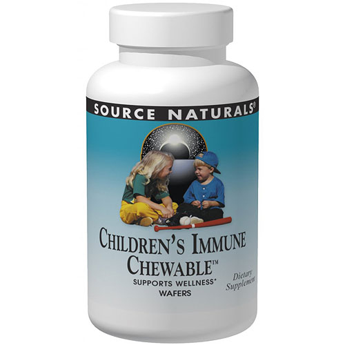 Source Naturals Children's Immune Chewable Wafer, 120 Wafers, Source Naturals