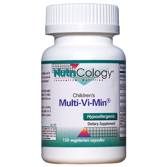 NutriCology/Allergy Research Group Children's Multi-Vi-Min 150 caps from NutriCology