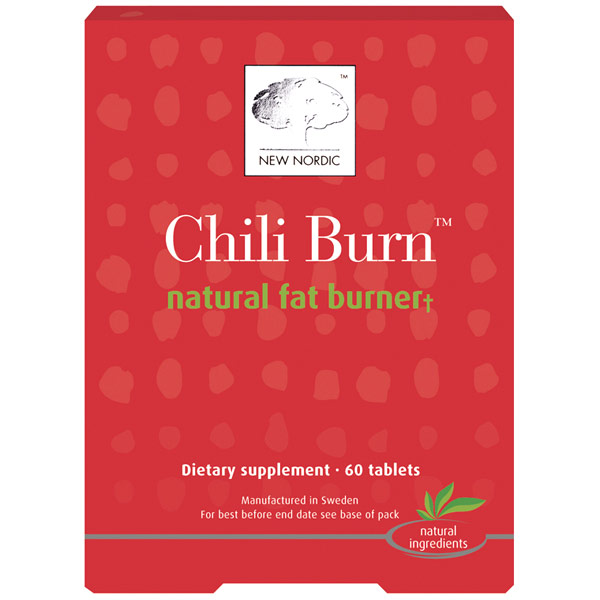 New Nordic Chili Burn, Natural Fat Burner, 60 Tablets, New Nordic