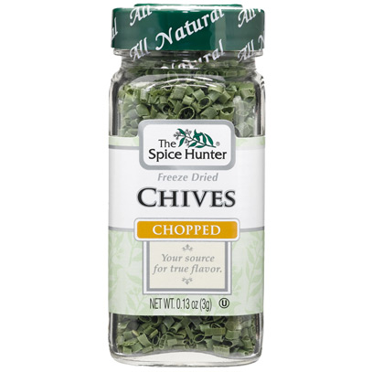 Spice Hunter Chives, Freeze-Dried, Chopped, 0.13 oz x 6 Bottles, Spice Hunter