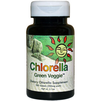 Chlorenergy Chlorella Green Veggie 200 mg, 300 Tablets, Chlorenergy