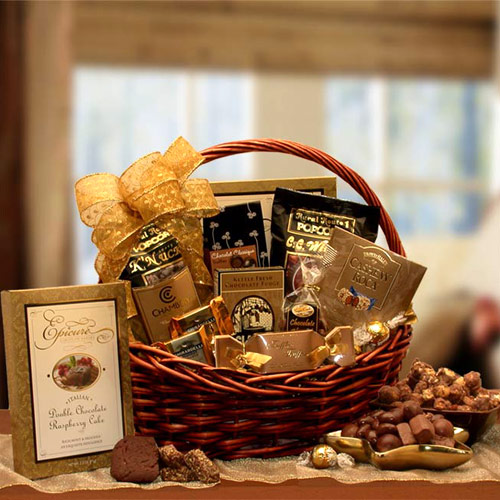 Elegant Gift Baskets Online Chocolate Gourmet Gift Basket, Large Size, Elegant Gift Baskets Online