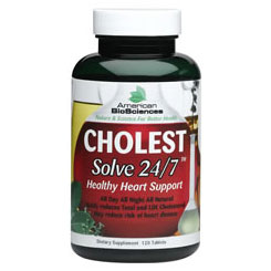 American BioScience Cholest Solve 24/7 (CHOLESTSolve), 120 Tablets, American BioScience