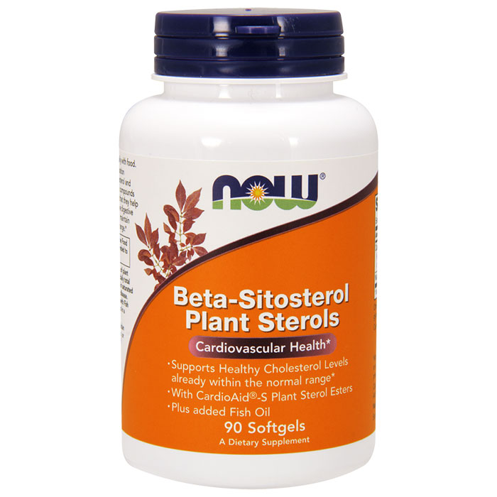 NOW Foods Beta-Sitosterol Plant Sterols, 90 Softgels, NOW Foods