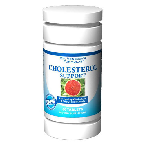 Dr. Venessa's Formulas Cholesterol Support, 60 Tablets, Dr. Venessa's Formulas