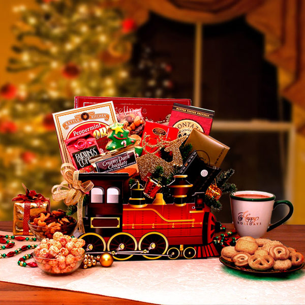 Elegant Gift Baskets Online The Christmas Express Holiday Gift Box, Elegant Gift Baskets Online