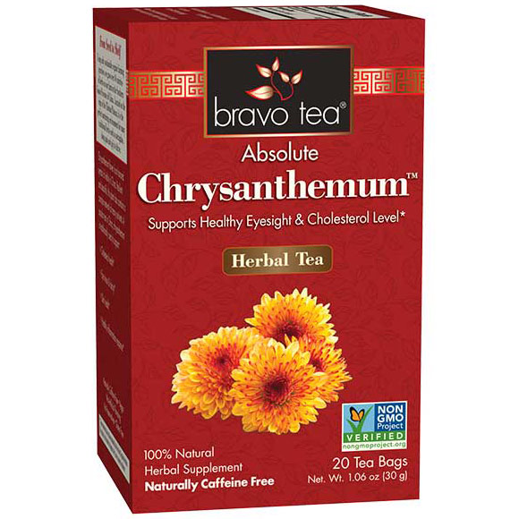 Health King Herbal Tea Chrysanthemum Vascuflow Herb Tea, 20 Bags, Health King Herbal Tea
