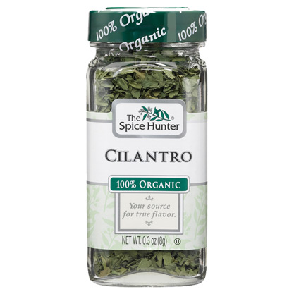 Spice Hunter Cilantro, 100% Organic, 0.3 oz x 6 Bottles, Spice Hunter