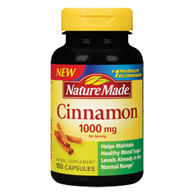 Nature Made Nature Made Cinnamon 1000 mg, 100 Capsules