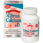 Watson Rugby Labs Citrus Calcium + D, 60 Coated Tablets, Watson Rugby