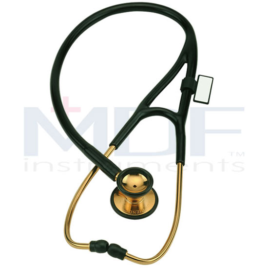 MDF Instruments Classic Cardiology Stethoscope 22k Gold, Model 797K, MDF Instruments