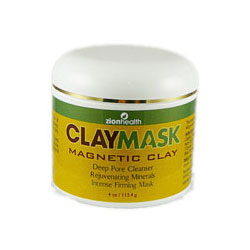 Zion Health Clay Mask Deep Pore Cleanser, 4 oz, Zion Health