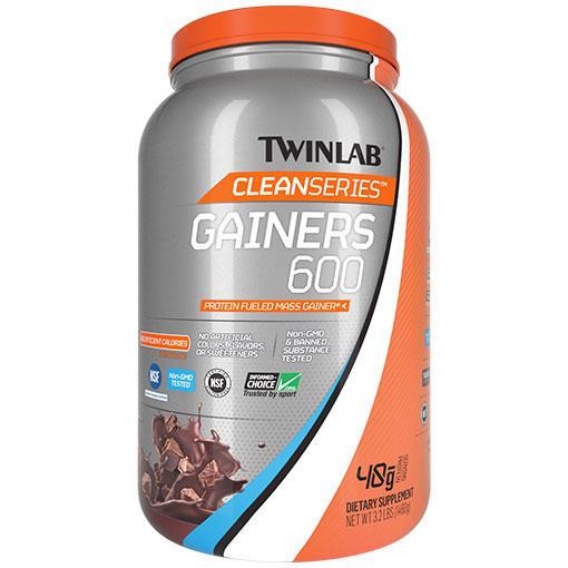 TwinLab Clean Series Gainers 600, Chocolate, 3.2 lb, TwinLab
