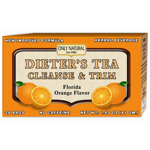 Only Natural Inc. Dieter's Tea, Orange, 24 Bag, Only Natural Inc.