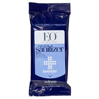 EO Products EO Products Cleansing Hand Wipes - Lavender, 10 ct