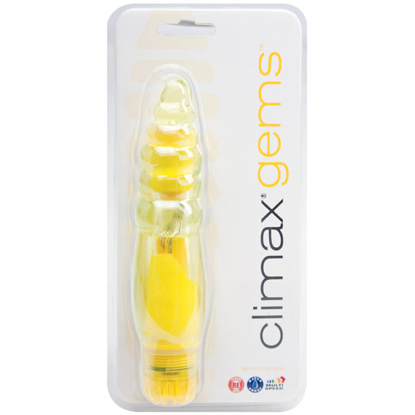 Topco Climax Climax Gems Waterproof Vibrator, Lemon Loops, Topco Climax