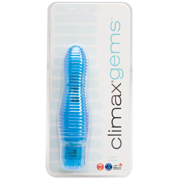 Topco Climax Climax Gems Waterproof Vibrator, Ocean Ripples, Topco Climax