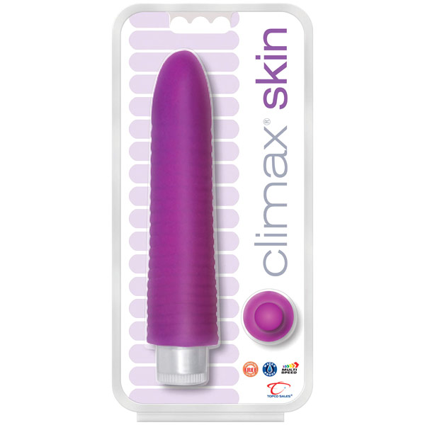 Topco Climax Climax Skin Waterproof Vibrator, Purple, Topco Climax