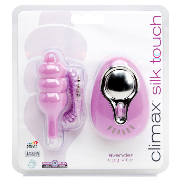 Topco Climax Climax Silk Touch Egg Vibe, Lavender, Topco Climax