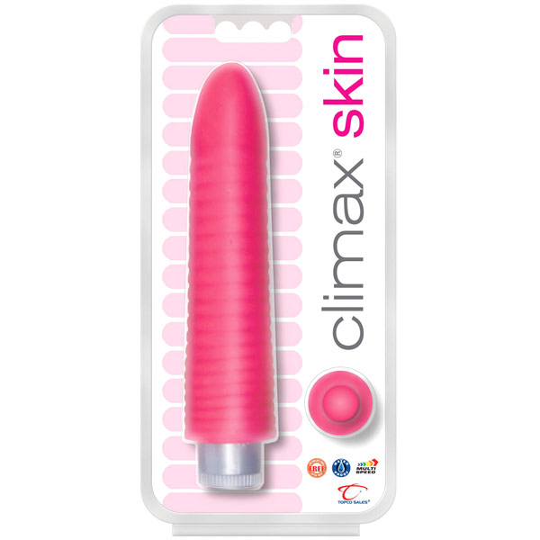 Topco Climax Climax Skin Waterproof Vibrator, Pink, Topco Climax