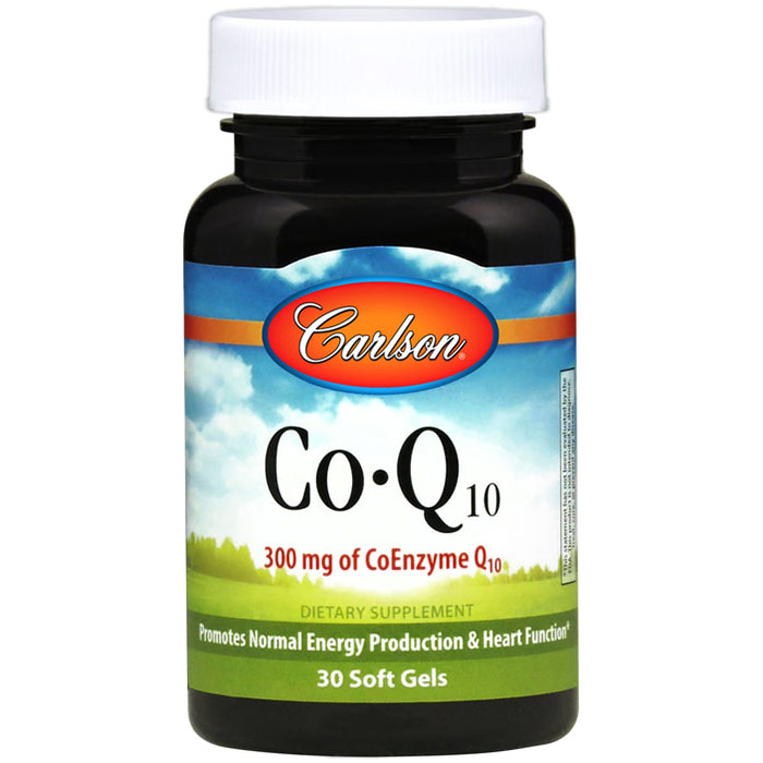 Carlson Laboratories Co-Q-10 300 mg, 90 Softgels, Carlson Labs