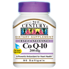 21st Century HealthCare Co-Q10 200 mg 45 Capsules, 21st Century Health Care