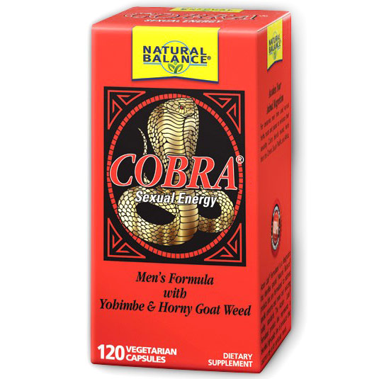 Natural Balance Cobra, Boosts Sexual Energy, 120 Veggie Caps, Natural Balance