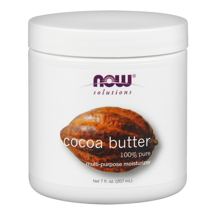 NOW Foods Cocoa Butter 100% Pure, 7 oz, NOW Foods