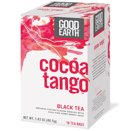 Good Earth Tea Cocoa Tango Black Tea, 18 Tea Bags, Good Earth Tea