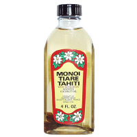 Monoi Tiare Coconut Oil Gardenia (Tiare) Sunscreen SPF2, 4 oz, Monoi Tiare