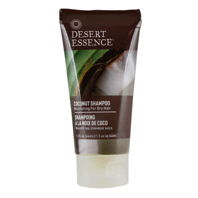 Desert Essence Coconut Shampoo Travel Size, 1.5 oz, Desert Essence
