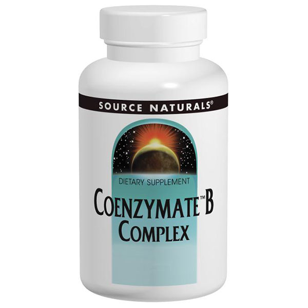 Source Naturals Coenzymate Vitamin B Complex with CoQ10 Sublingual Peppermint 30 tabs from Source Naturals