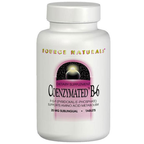 Source Naturals Coenzymated B-6 300mg, 30 Tablets, Source Naturals