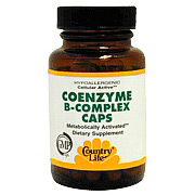 Country Life Coenzyme B-Complex 30 Vegicaps, Country Life