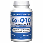 Jarrow Formulas Coenzyme Q-10, Co-Q10 60mg 60 caps, Jarrow Formulas