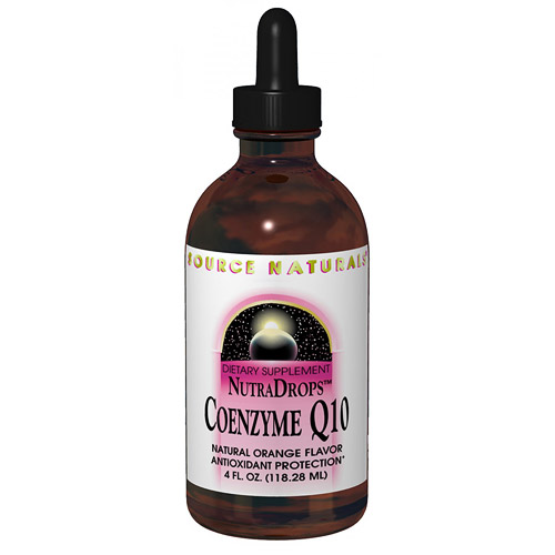 Source Naturals Coenzyme Q10, CoQ10 Liquid 30mg NutraDrops 4 oz from Source Naturals
