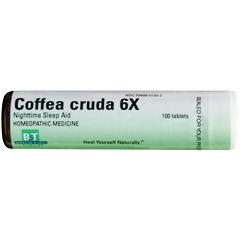Boericke & Tafel Coffea Cruda 6X, 100 Tablets, Boericke & Tafel Homeopathic