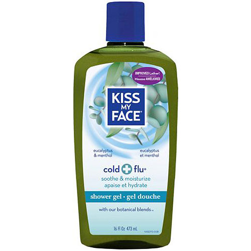 Kiss My Face Cold & Flu Shower Gel & Foaming Bath 16 oz, from Kiss My Face