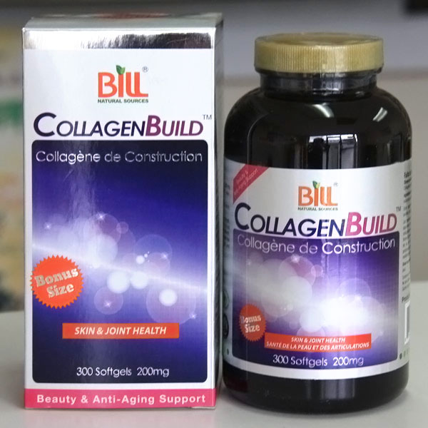 Bill Natural Sources CollagenBuild (Collagen Build) 200 mg, Skin & Joint Health, 300 Softgels, Bill Natural Sources