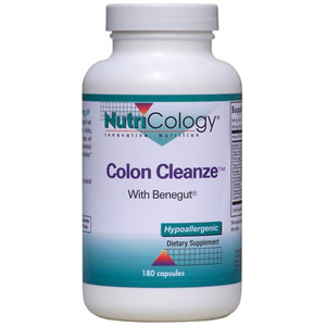 NutriCology Colon Cleanze, Cleanse with Benegut, 180 Capsules, NutriCology