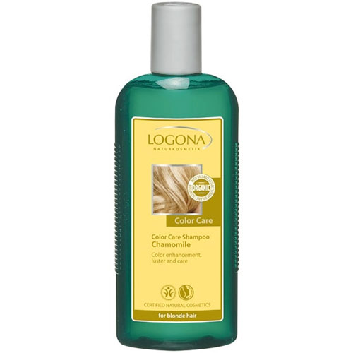 Logona Naturkosmetik Color Care Shampoo, Chamomile, For Blonde Hair, 8.5 oz, Logona Naturkosmetik