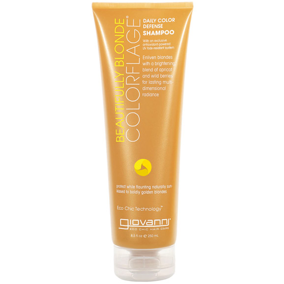 Giovanni Cosmetics ColorFlage Daily Color Defense Shampoo - Beautifully Blonde, 8.5 oz, Giovanni Cosmetics