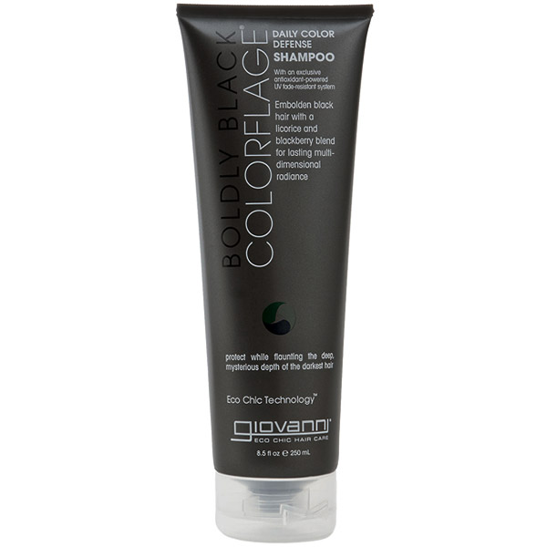 Giovanni Cosmetics ColorFlage Daily Color Defense Shampoo - Boldly Black, 8.5 oz, Giovanni Cosmetics