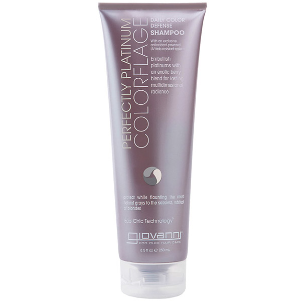 Giovanni Cosmetics ColorFlage Daily Color Defense Shampoo - Perfectly Platinum, 8.5 oz, Giovanni Cosmetics